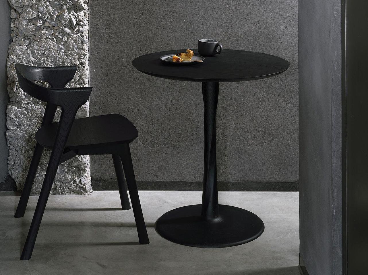 Oak Torsion black dining table Live Light